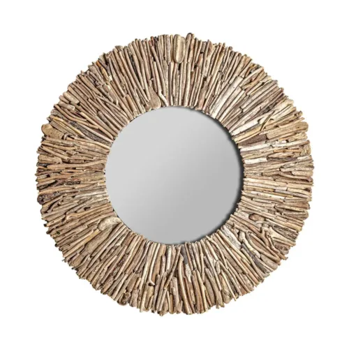 Espejo redondo artesanal Varverg