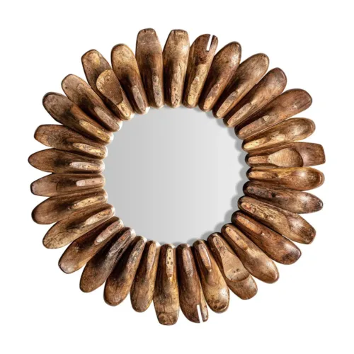 Espejo Roth de madera de mango