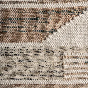 Cuadro de madera con yute y lana