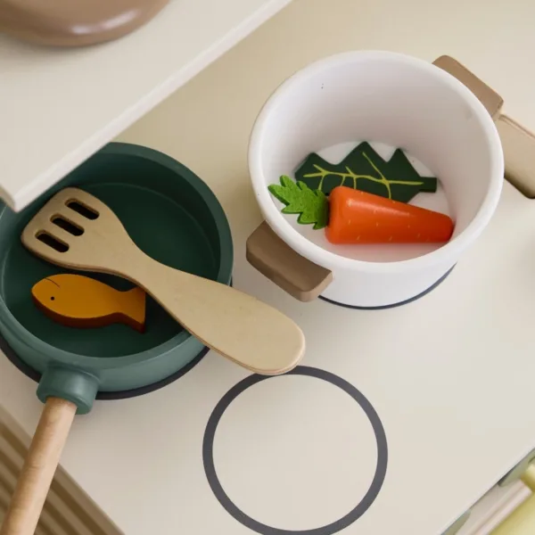 Cocinita de juguete de madera - Imagen 8