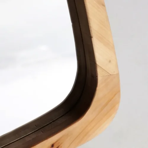 Espejo Lecco de madera de abeto