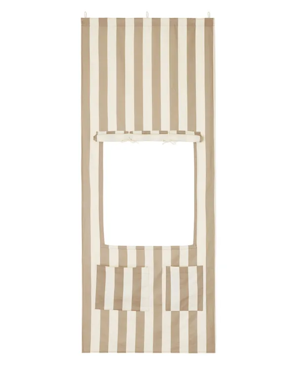 Quiosco de puerta de juguete de rayas