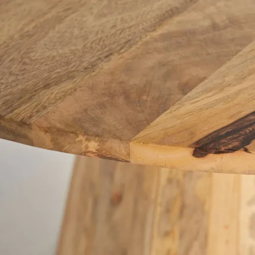Mesa de comedor de madera de mango Mersch 120cm