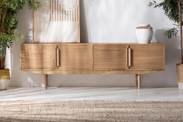 Mueble TV Nyry de madera mindi - Imagen 2