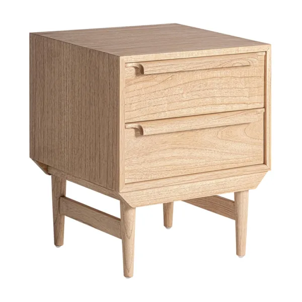 Mesita de noche Nyry de madera de mindi - Imagen 8