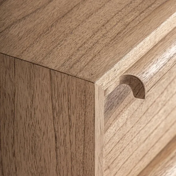Mesita de noche Nyry de madera de mindi - Imagen 6