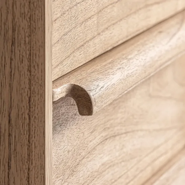 Mesita de noche Nyry de madera de mindi - Imagen 4