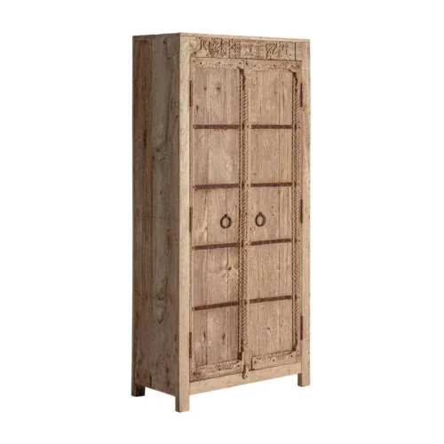 armario de teca y hierro