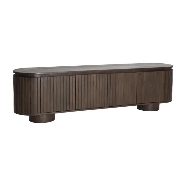 Mueble TV Kolga de madera de mango - Imagen 7