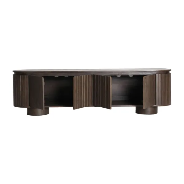 Mueble TV Kolga de madera de mango - Imagen 6