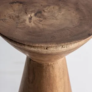 Mesa auxiliar Terlano de madera de suar