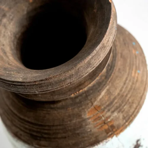 Jarrón Kalid de madera