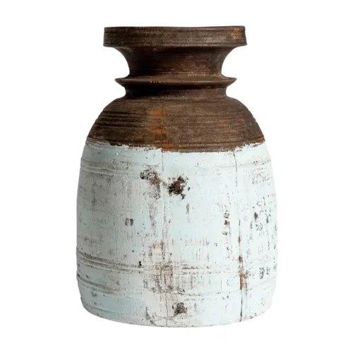 Jarrón Kalid de madera