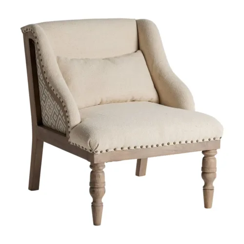 Sillón Objat de madera de mango