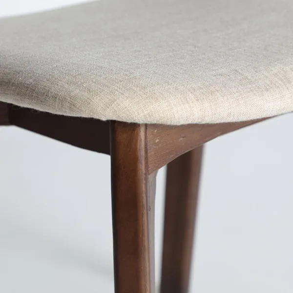 Silla Artix de madera de olmo y lino - Imagen 5