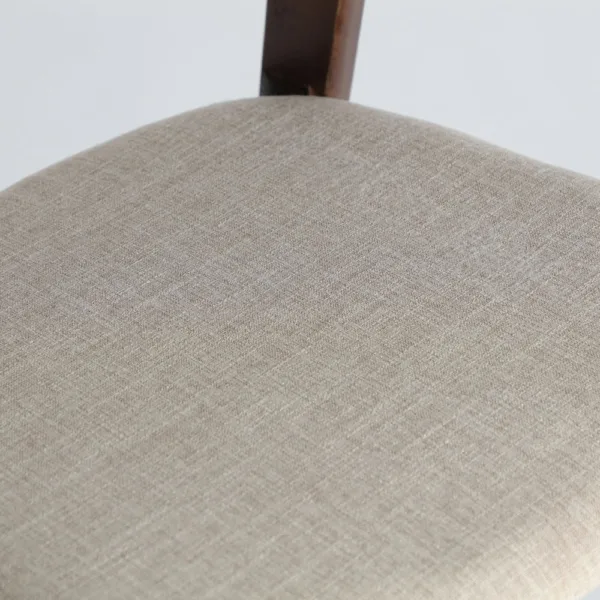 Silla Artix de madera de olmo y lino - Imagen 6