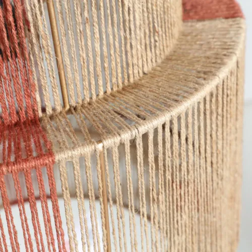 Lámpara de colgar Izamal de yute