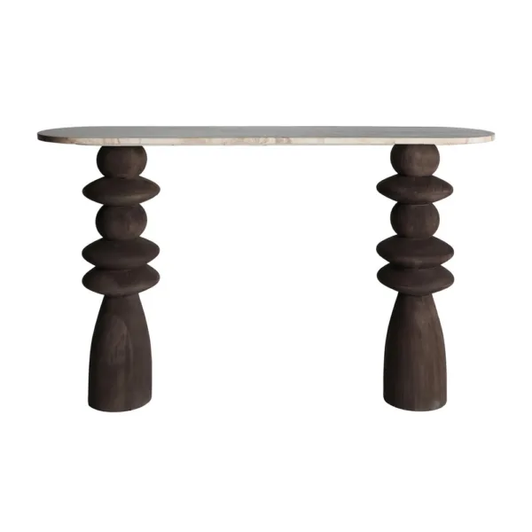 Consola Vrads de madera de mango