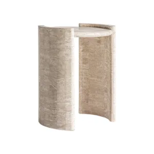 Mesa auxiliar de travertino Thiennes