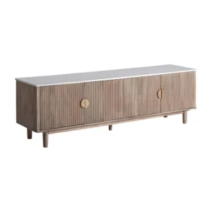Mueble TV Zerf de mármol y madera
