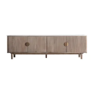 Mueble TV Zerf de mármol y madera