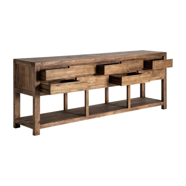 Consola de madera de olmo Norvik - Imagen 3