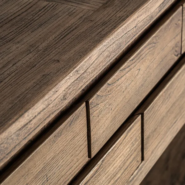 Consola de madera de olmo Norvik - Imagen 4