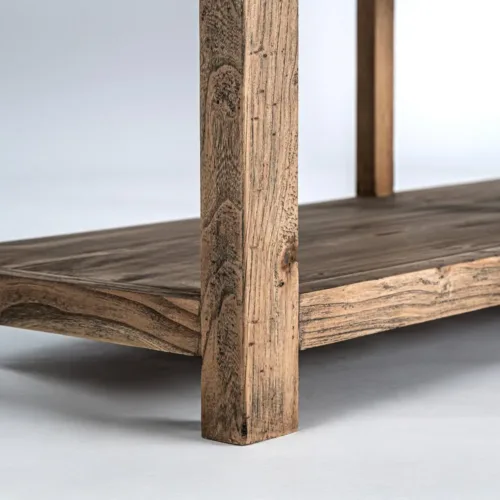 Consola de madera de olmo Norvik