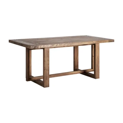 Escritorio Norvik de madera de olmo