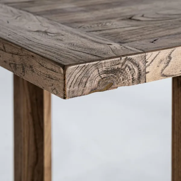 Escritorio Norvik de madera de olmo - Imagen 4