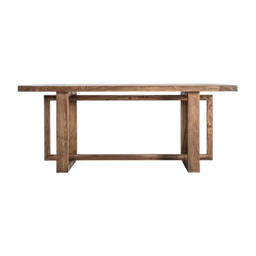 Escritorio Norvik de madera de olmo