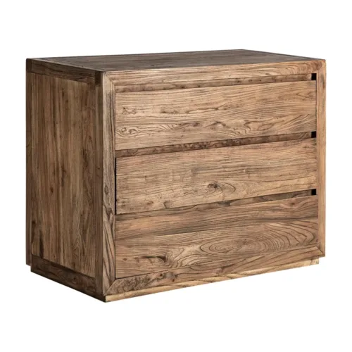 Cómoda Norvik de madera de olmo