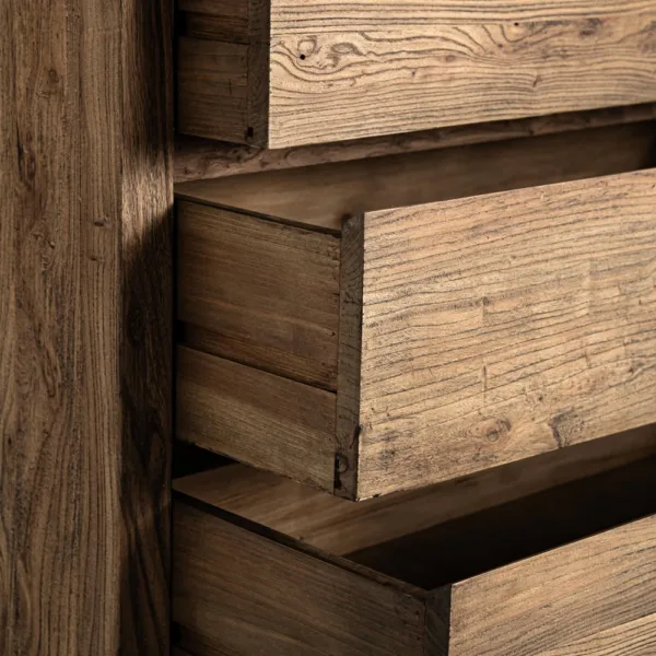Cómoda Norvik de madera de olmo - Imagen 6