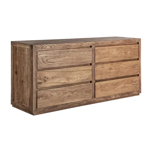 Cómoda Norvik de madera de olmo