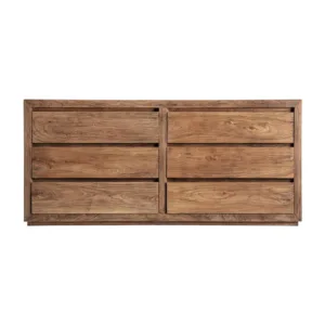Cómoda Norvik de madera de olmo