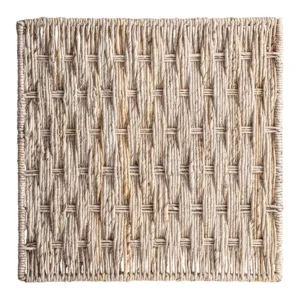 Panel decorativo de banano y hierro