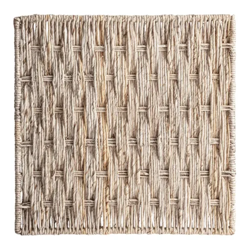 Panel decorativo de banano y hierro