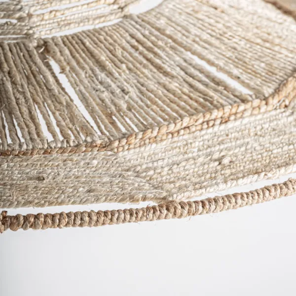 Lámpara de colgar estilo boho en yute - Imagen 3