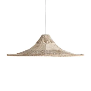 Lámpara de colgar estilo boho en yute