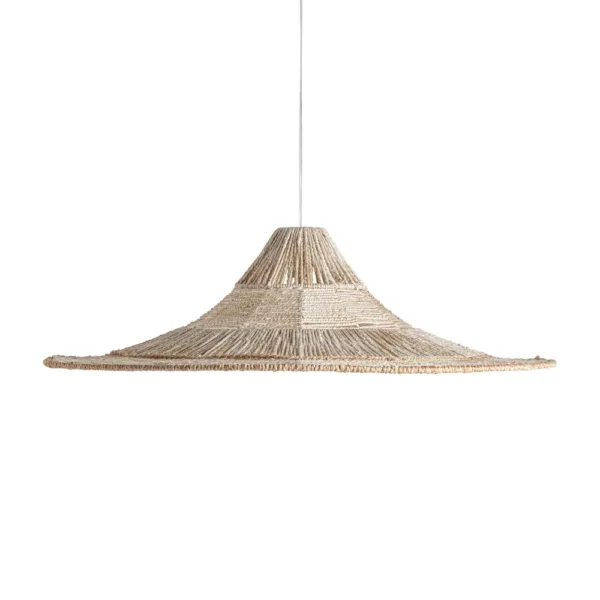 Lámpara de colgar estilo boho en yute