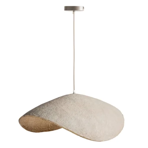 Lámpara de hierro y papel maché