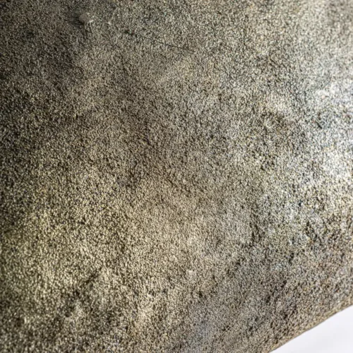 Lámpara de colgar con cemento dorado y papel maché