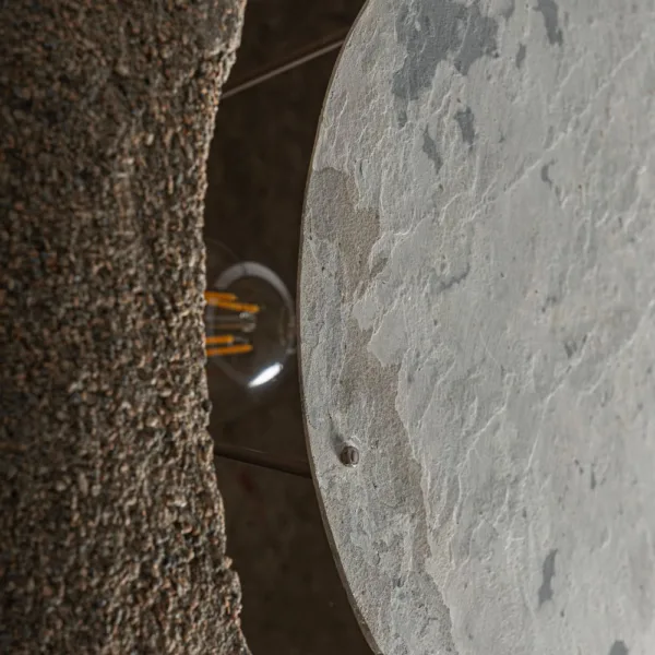 Aplique de cemento con papel maché y piedra - Imagen 3