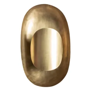 Aplique de hierro dorado