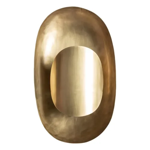 Aplique de hierro dorado