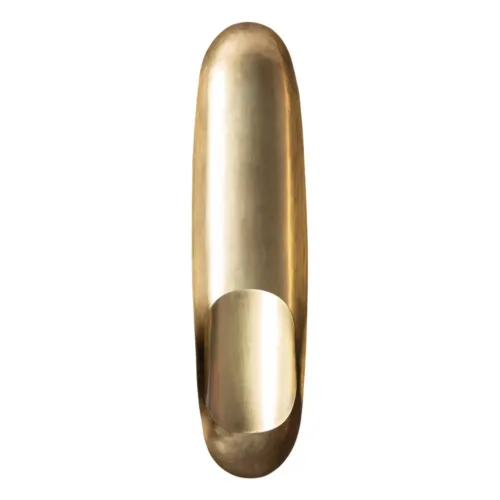 Aplique de hierro dorado grande