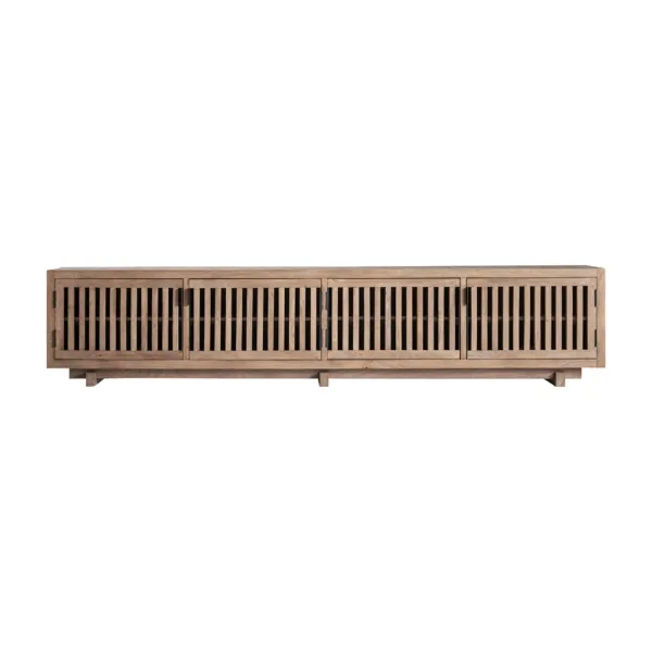 Mueble TV Gabia de madera de mango