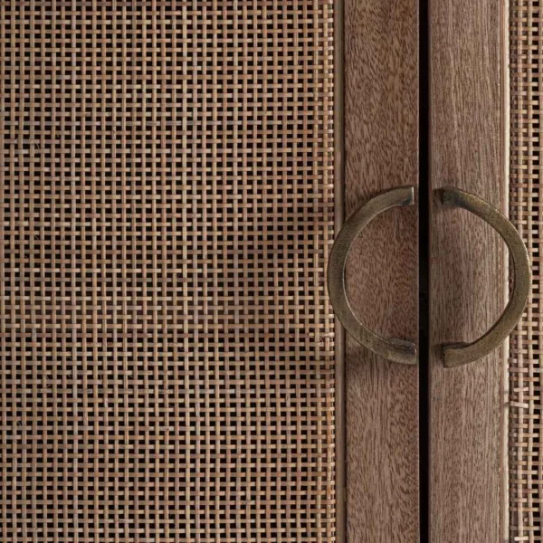 Aparador Beckley de madera de mango y ratán - Imagen 5