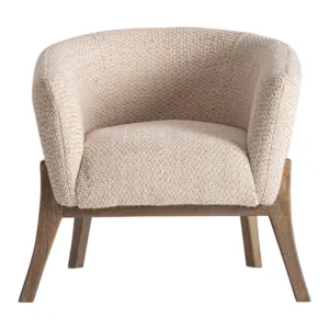 Sillón Liermo de yute y madera de mango