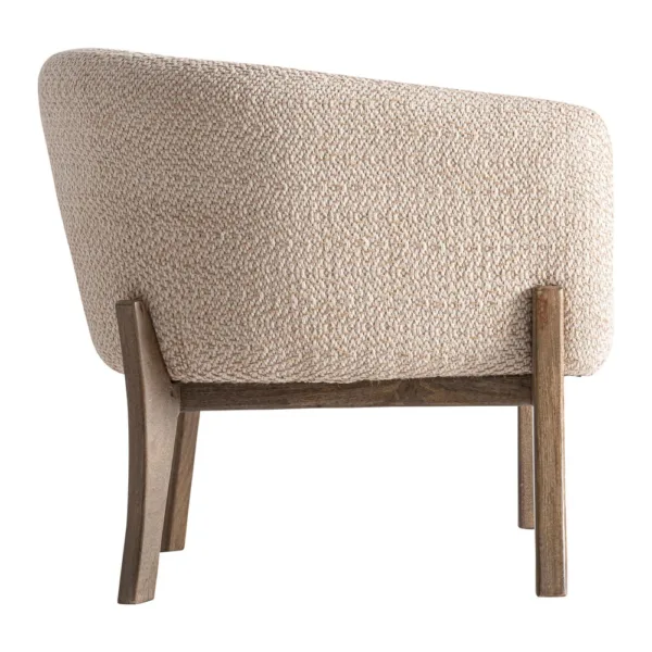 Sillón Liermo de yute y madera de mango - Imagen 3